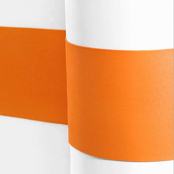 Flexibler Wandschutz | H: 31cm / L: 2 Meter | Farbe: Orange